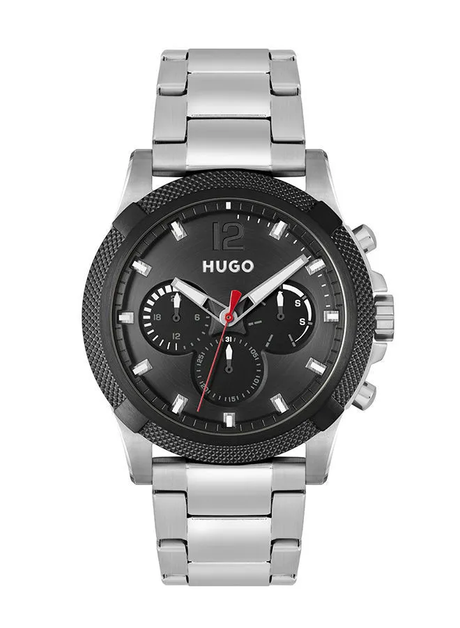 HUGO BOSS Men's Analog Round Stainless Steel Wrist Watch 1530295 - 46 mm