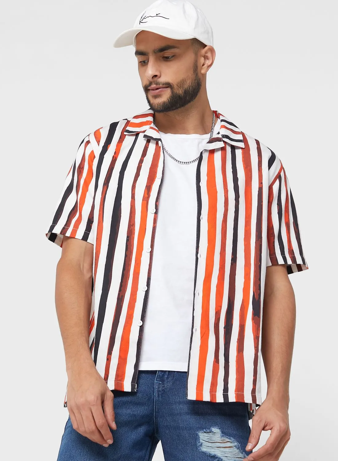 Seventy Five All Over Printed Reverse Collar Shirts