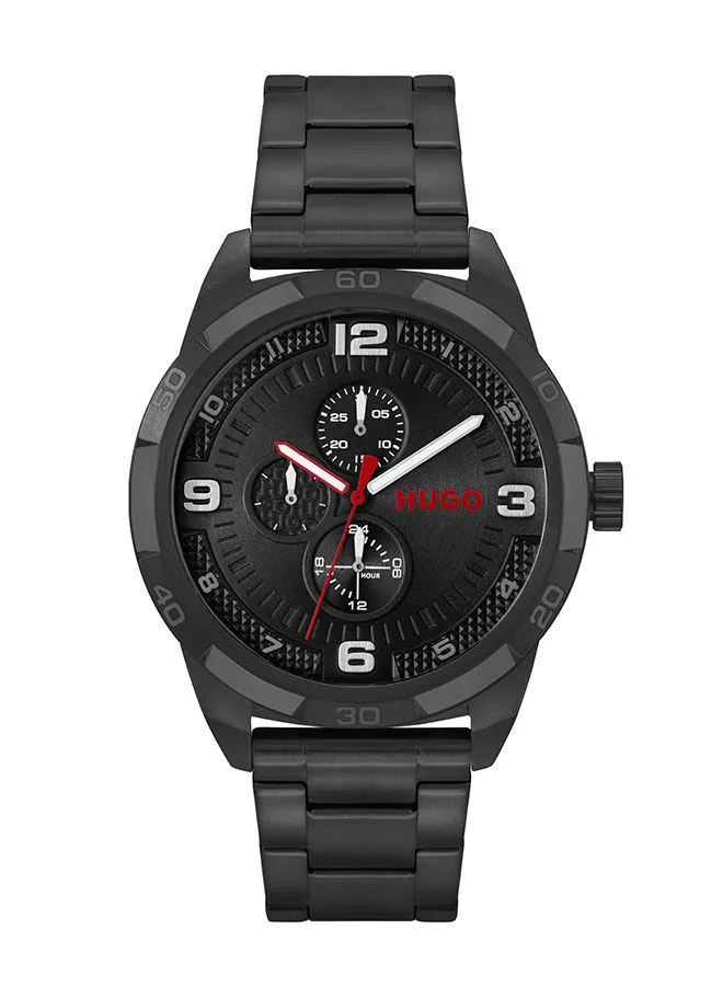 HUGO BOSS Men's Analog Round Stainless Steel Wrist Watch 1530279 - 46 mm