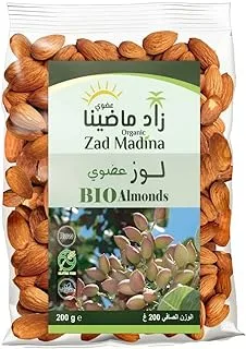 Zad Madina Organic Bio Almonds, 200 gm