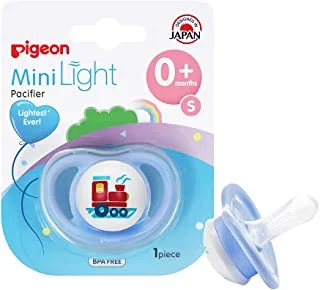 Pigeon, Minilight Pacifier, Ultra Light Weight, Soft Silicone, Bpa Free, S Size, Boy