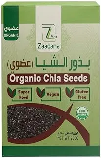 Zaadna Organic Black Chia Seeds, 250 gm