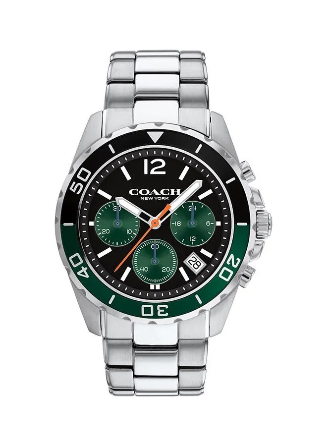 COACH Men's Chronograph Round Stainless Steel Wrist Watch 14602557 - 44 mm