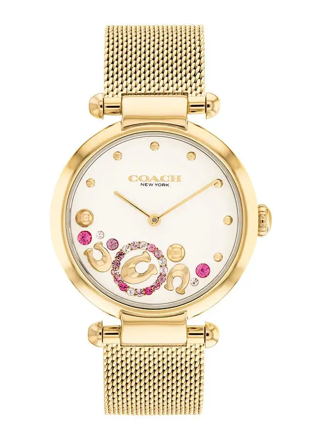 COACH Women's Analog Round Stainless Steel Wrist Watch 14504003 - 34 mm