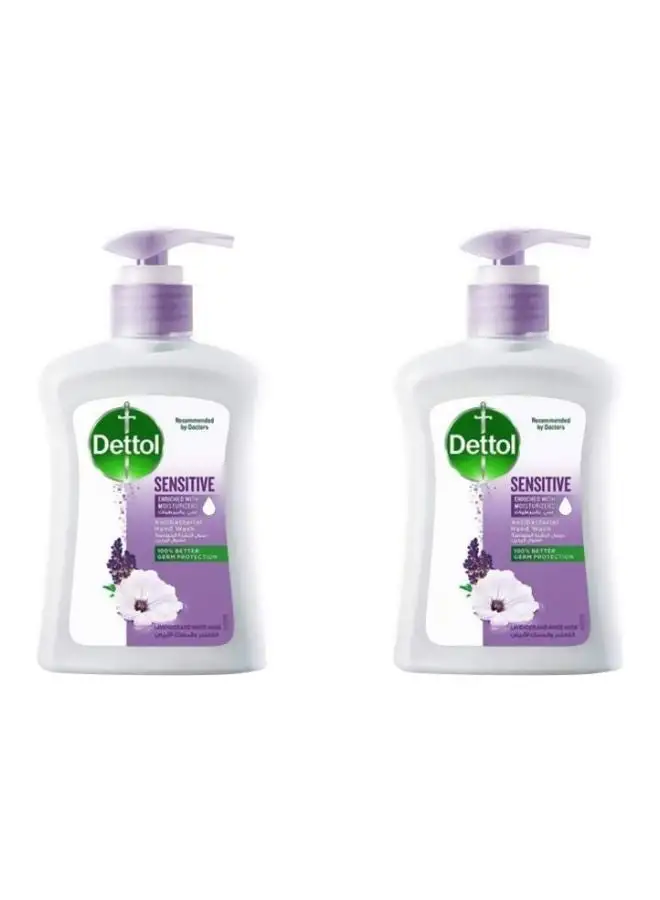 Dettol Sensitive Anti-Bacterial Liquid Hand Wash, Pack Of 2 200ml