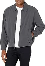 London Fog Men's Auburn Zip-Front Golf Jacket (Regular & Big-Tall Sizes), Iron, Medium