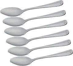 Al Saif 2.5mm Stainless Steel Dessert Spoon Set 6-Pieces