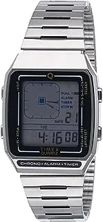 32.5 مم Q LCA Timex Reissue Digital LCA من الفولاذ المقاوم للصدأ