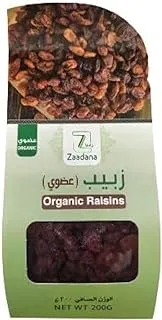 Zaadna Organic Raisins, 200 gm