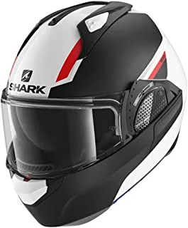 Shark HE8913WKR EVO-GT Sean Motorcycle Modular Helmet X-Large، Black / White