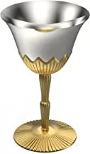 Al Saif hadiir Incense Burner, Colour: silver/Gold,Size: small