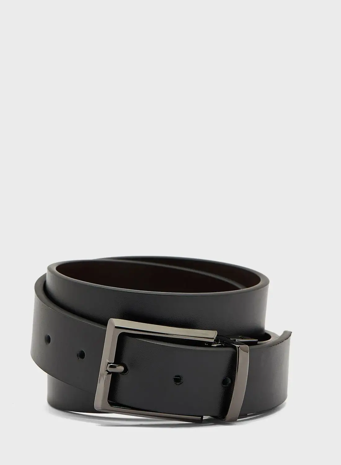 Robert Wood Genuine Leather Formal Belt