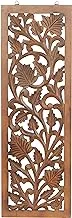 Deco 79 Wooden Floral Handmade Home Wall Decor Intricately Carved Acanthus Wall Sculpture, Wall Art 12