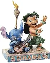 تقاليد Enesco Disney من تصميم Jim Shore Lilo و Stitch Figurine ، مقاس 7-3 / 4 بوصة
