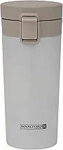 Royalford 380 ML / 12.8oz Stainless Steel Vacuum Tumbler- RF11247 Portable, Leak-Resistant and Light-Weight Suitable for Indoor and Outdoor Use Brown