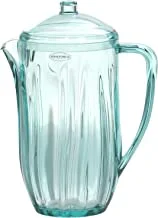 Royalford Plastic 2.1 Litre Multi-Purpose Jug with Coloured Lid for Water Picnic Juice, Durable Plastic, Spill-Proof Lid