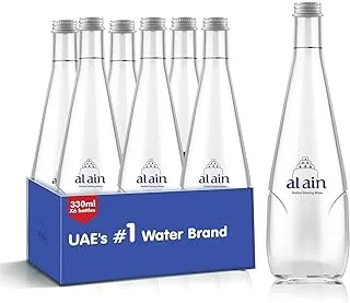 AL Ain Still Water - Glass Bottle , 6 x 330ml