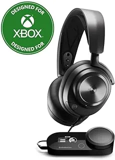 SteelSeries Arctis Nova Pro for Xbox Multi-System Gaming Headset - Premium Hi-Fi Drivers - Hi-Res Audio - 360° Spatial - GameDAC Gen 2 - Quad-DAC - ClearCast Gen 2 Mic - Xbox, PC, PS5, PS4, Switch