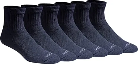 Dickies mens Dri-tech Moisture Control Quarter Socks Multipack Socks (pack of 6)