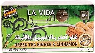 LA VIDA GREEN TEA GINGER WITH CINNAMON , 20 x 2g