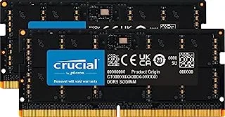 مجموعة ذاكرة الوصول العشوائي الحاسمة 64 جيجابايت (2 × 32 جيجابايت) DDR5 4800 ميجاهرتز CL40 ذاكرة الكمبيوتر المحمول CT2K32G48C40S5
