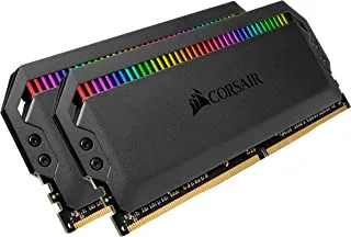 قرصان دومينيتور بلاتينيوم RGB 32 جيجابايت (2 × 16 جيجابايت) DDR4 3600 (PC4-28800) C18 1.35 فولت - أسود