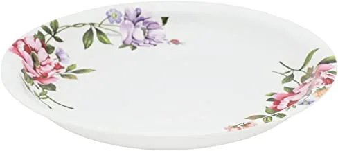 Abir Round Plate, 12 Pieces, 35 cm, White