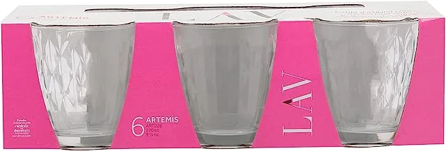 Lav New Artemis Glass Set 270 ml (Pack of 6)