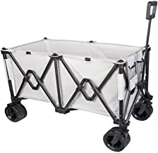 ALSafi-EST Heavy Duty Shopping Cart and Outdoor Activities Foldable Shopping Camping for Trips, with Wide Canvas Box,Removable Wheels, with Mecca