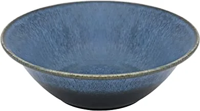 Trust Pro Oven Dish Porcelein Deep Bowl, 12 Pieces, 18 cm, Blue