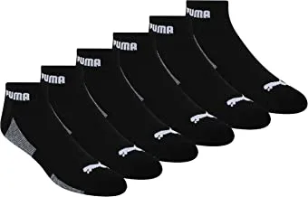 PUMA Men's 6 Pack Quarter Crew Socks