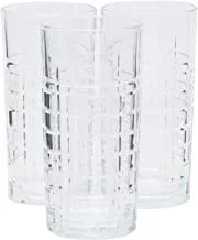 LAV 3 Peices BRIT Glass, 359 ml, Clear