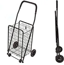 Alsafi-EST-Folding Shopping Cart with Metal Basket 66L - for Outdoor Activities, Trips, Camping, Shopping