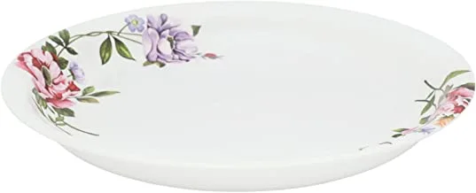 Abir Round Plate, 12 Pieces, 40 cm, White
