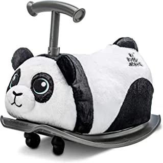 My Buddy Wheels Rock and Roller Panda | Baby Kids Plush Rocking Animal and Ride-on Toy for Toddlers Ages 10 Months to 3 Years