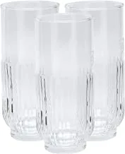 LAV 3 Peices TOKYO Glass, 388 ml, Clear