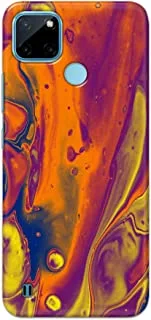 Khaalis Marble Print Multicolor matte finish designer shell case back cover for Realme C21Y - K208219