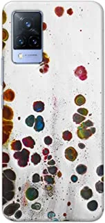 Khaalis Marble Print Multicolor matte finish designer shell case back cover for Vivo V21 - K208216