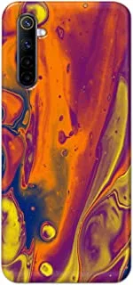 Khaalis Marble Print Multicolor matte finish designer shell case back cover for Realme 6 - K208219
