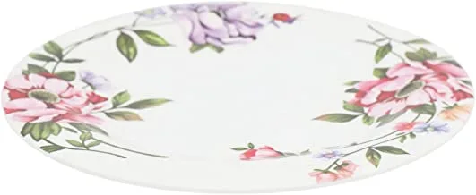 Abir Flat Plate, 12 Pieces, 23 cm, White