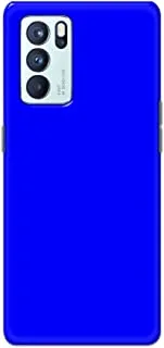 Khaalis Solid Color Blue matte finish shell case back cover for Oppo Reno 6 Pro 5G - K208245