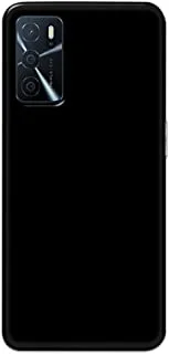 Khaalis Solid Color Black matte finish shell case back cover for Oppo A16 - K208224