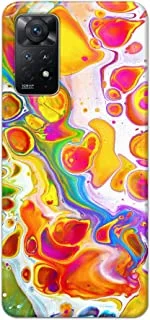 Khaalis Marble Print Multicolor matte finish designer shell case back cover for Xiaomi Redmi Note 11 Pro Plus - K208222
