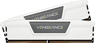 ذاكرة CORSAIR Vengeance DDR5 32GB (2x16GB) DDR5 5200 (PC5-41600) C40 1.25V Intel XMP - أبيض