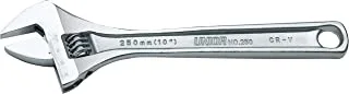 UNIOR 601019 - Adjustable wrench,premium chrome vanadium steel, 380 mm, 15 Inch, 41 mm max Joint size, made according to standard ISO 6787