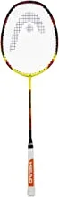 Head Tornado Aluminium Badminton Racquets (Black Yellow) Full Cover
