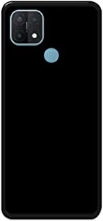 Khaalis Solid Color Black matte finish shell case back cover for Oppo A15s - K208224