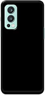 Khaalis Solid Color Black matte finish shell case back cover for OnePlus Nord 2 5G - K208224