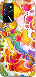 Khaalis Marble Print Multicolor matte finish designer shell case back cover for Oppo A16 - K208222