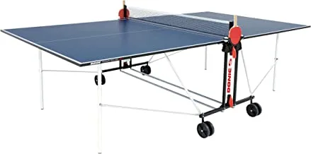 Donic Indoor Roller Fun Table Tennis Table, Blue